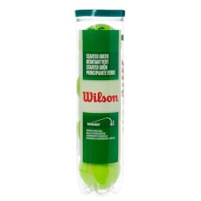 Мяч теннисный WILSON STARTER GREEN (4 мяча) Мяч теннисный WILSON STARTER GREEN (4 мяча)