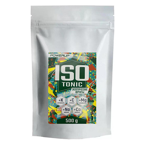 Напиток POWERUP ISOTONIC 500g