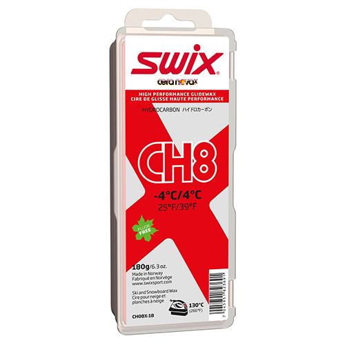 Парафин SWIX CH8 HYDROCARBON -4C/+4C 180g