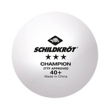 Шарик для н.тенниса SCHILDKROT TT BALL 3 STERN POLY 40+ (1шт)